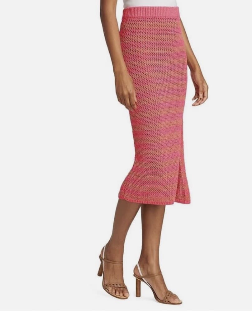 Rag & Bone Crochet Midi Skirt - Image 4