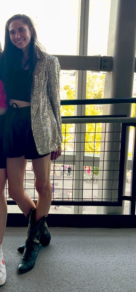 Silver Sequin Blazer - Image 2