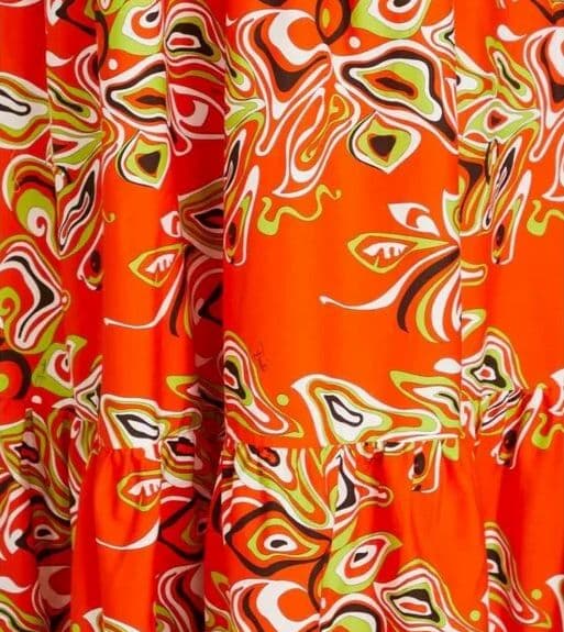 Emilio Pucci Printed Poplin Tiered Maxi Dress - Image 5