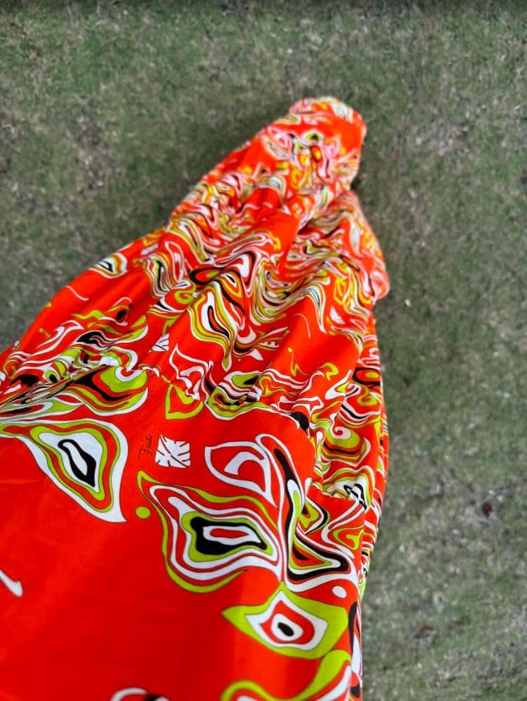 Emilio Pucci Printed Poplin Tiered Maxi Dress - Image 3