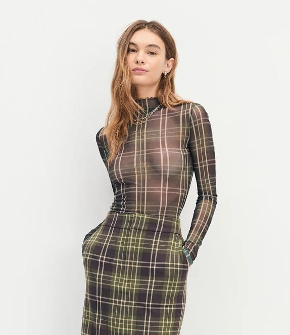 Favorite Daughter Cropped Charles Trench & Fantasy Sheer Top - Image 2