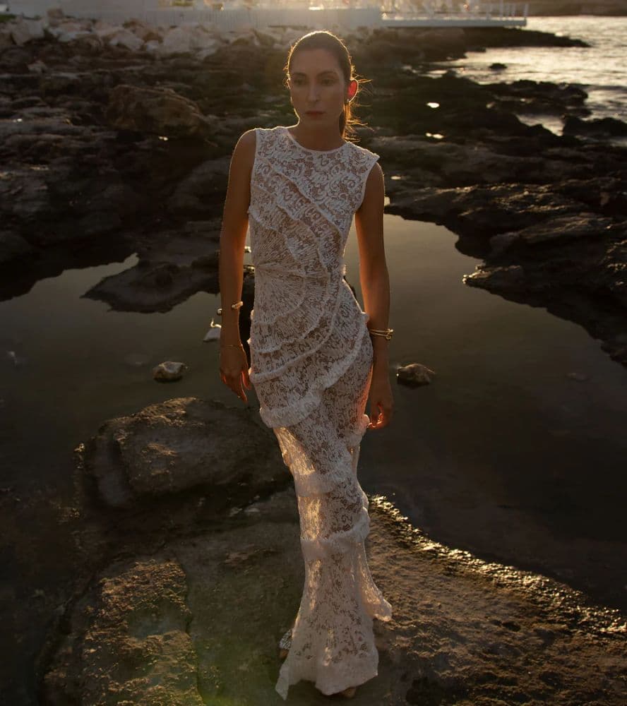 Georgia Hardinge Spiral Dress Floor Length - Image 1
