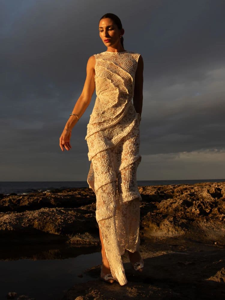 Georgia Hardinge Spiral Dress Floor Length - Image 2
