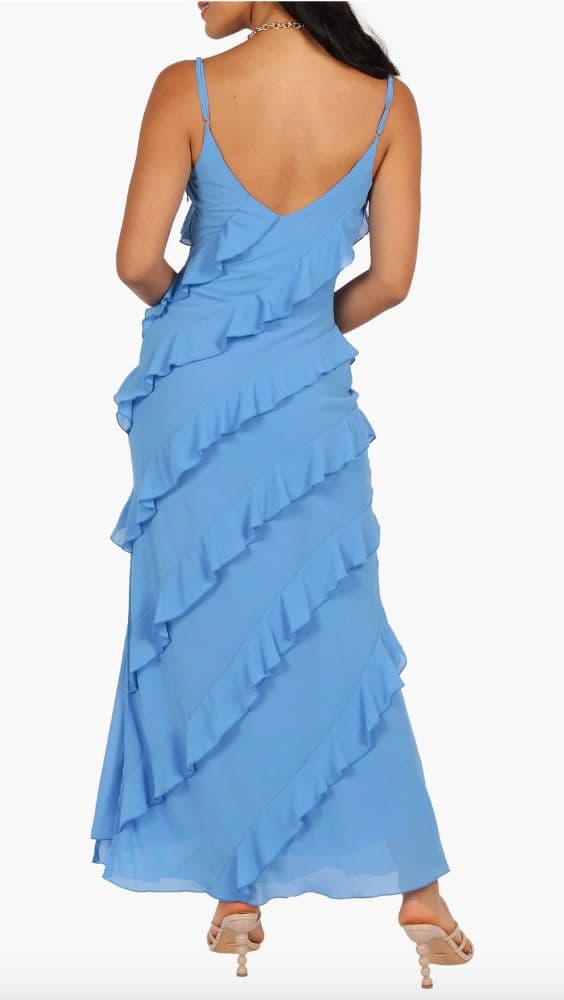 Petal and Pup Ciao Ruffle Chiffon Gown - Image 2