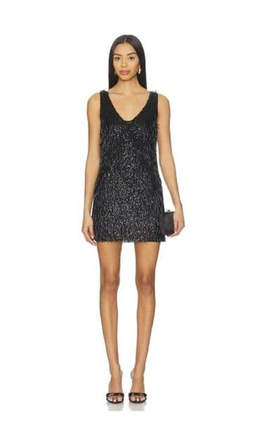 ASTR the label black mini dress - Image 1