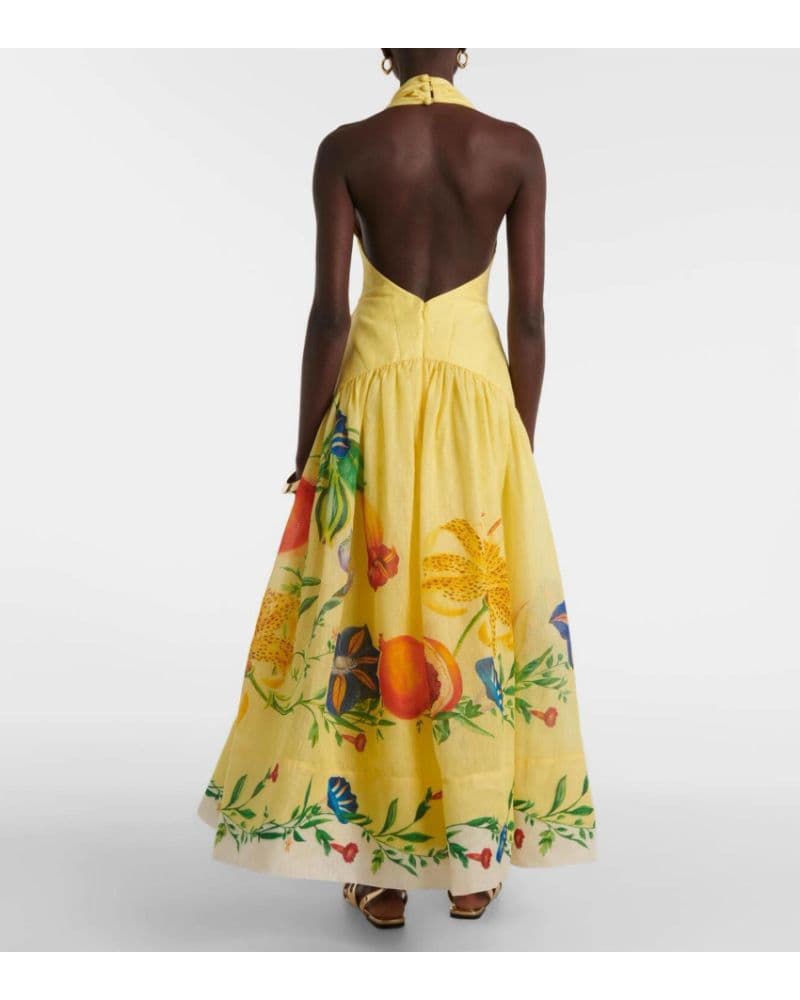 Alemais Dahlia Halter Gown XS - Image 3