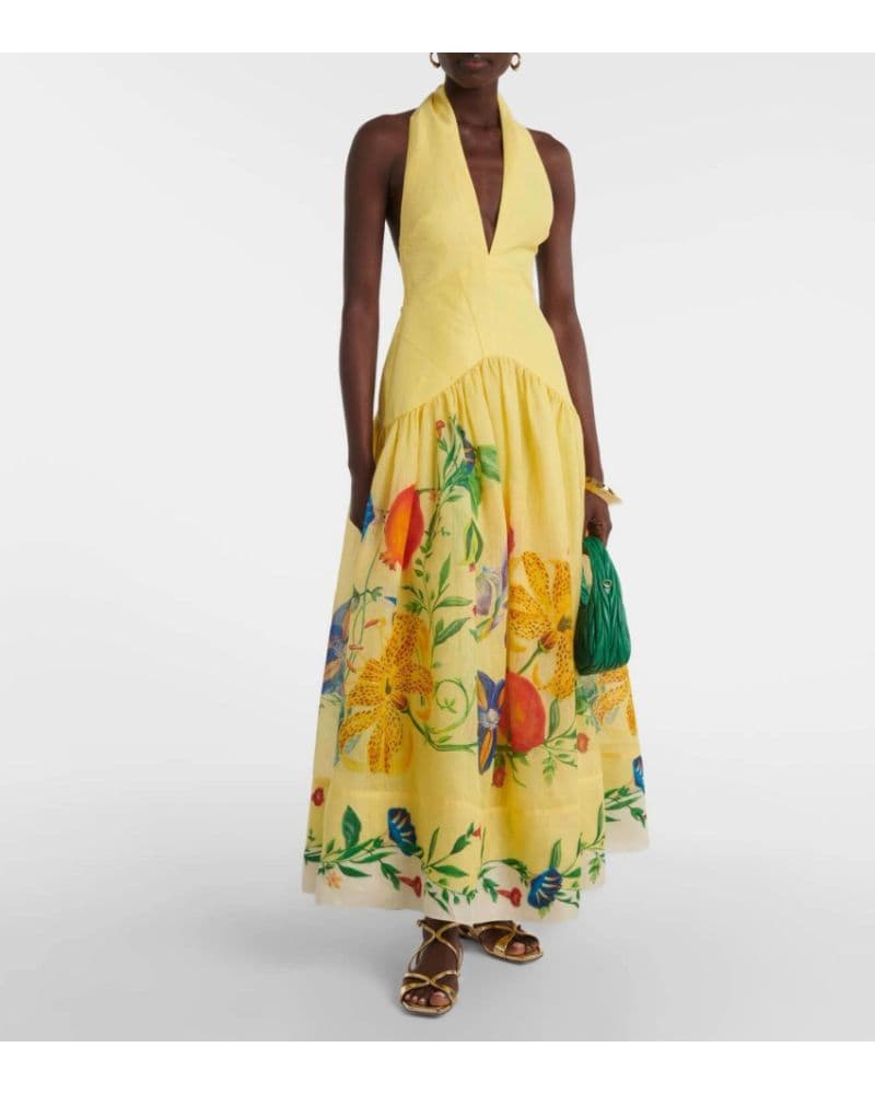 Alemais Dahlia Halter Gown XS - Image 2