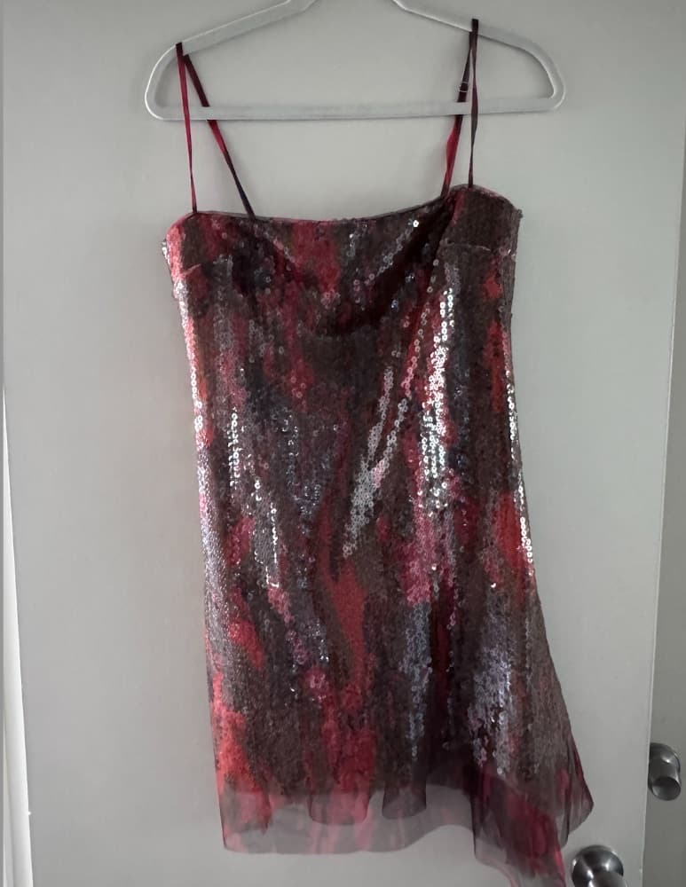 Dion Lee Horizon Sequin-Embellished Mini Dress - Image 2