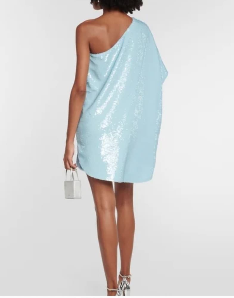 The Frankie Shop Sequined One-Shoulder Minidress - Image 2