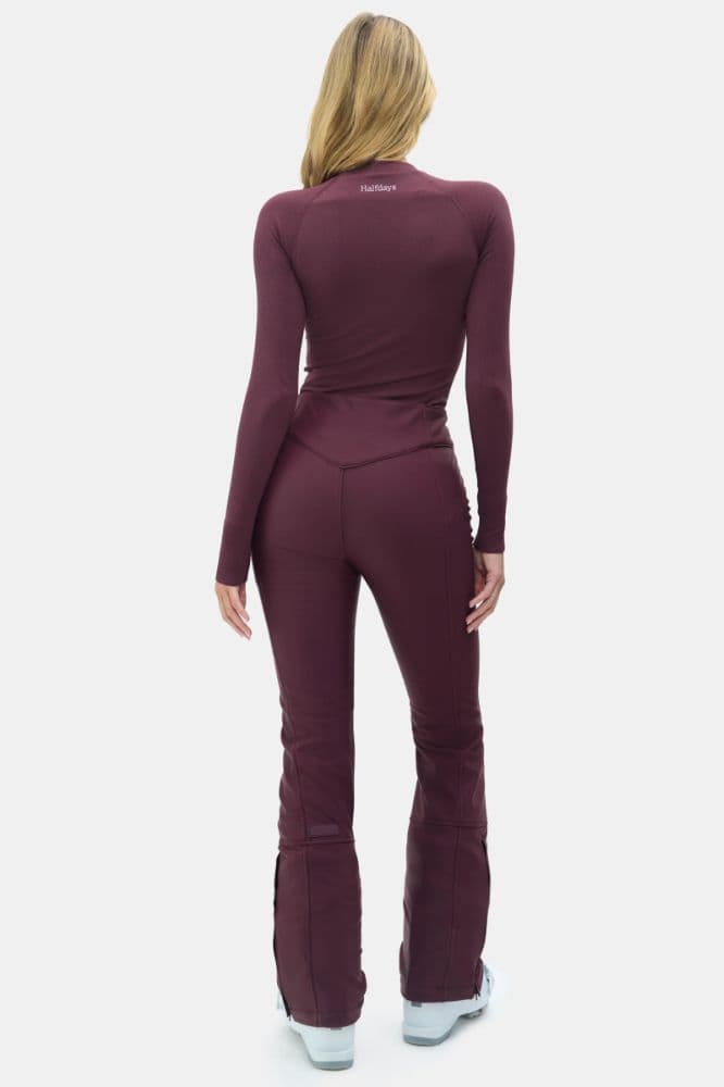 Halfdays Emma Softshell Ski Pants (Glazed Cherry) - Image 3