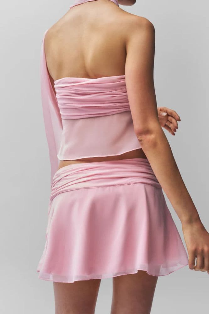 Danielle guizio pink chiffon set - Image 2