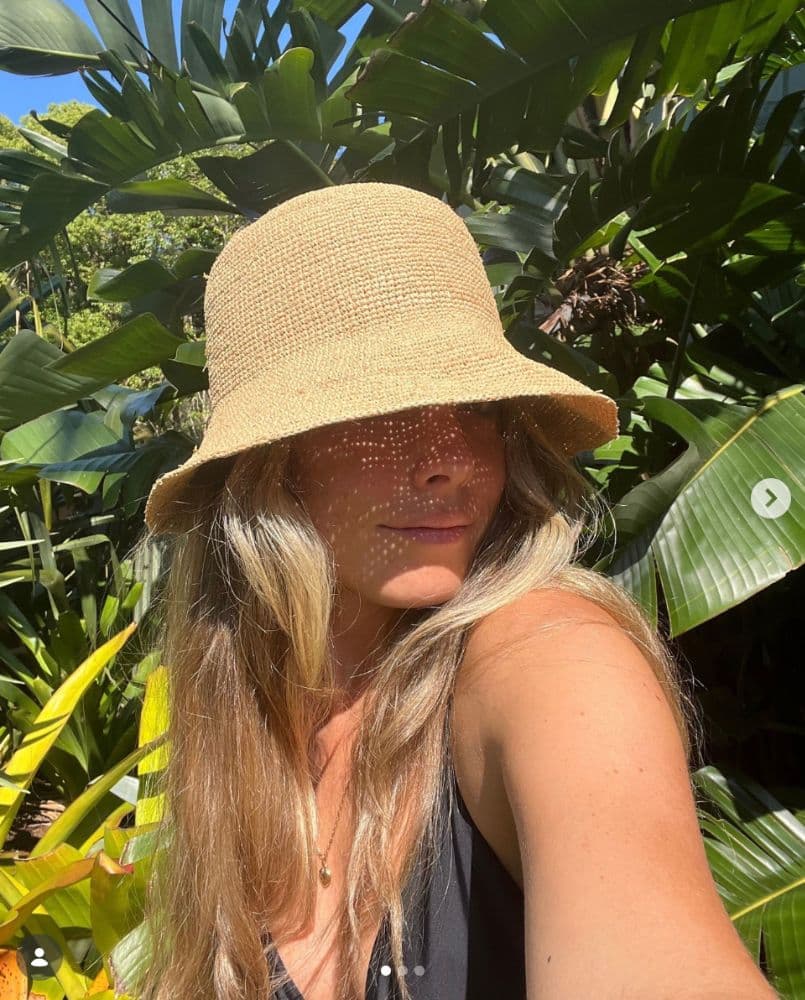 Lack of Color Raffia Bucket Hat - Image 1