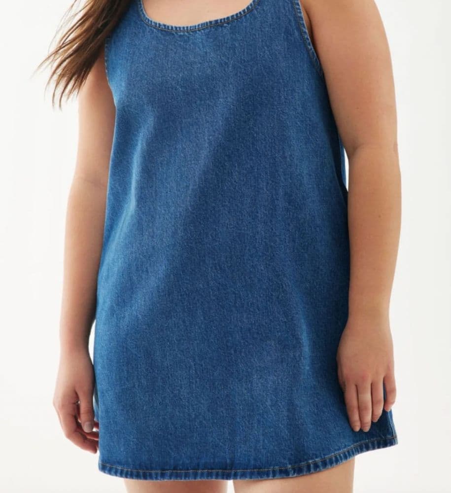 Parke Dark Wash Denim Mini Dress - Image 2