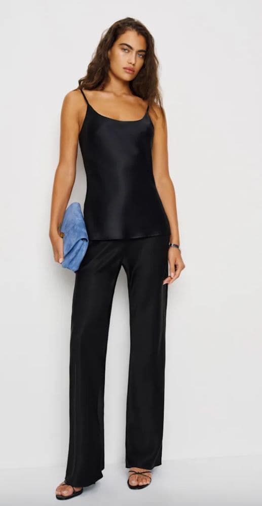 Reformation Black Silk Set - Image 1