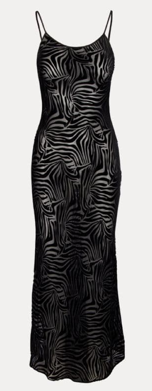 Sheer Zebra Maxi Dress - Image 3