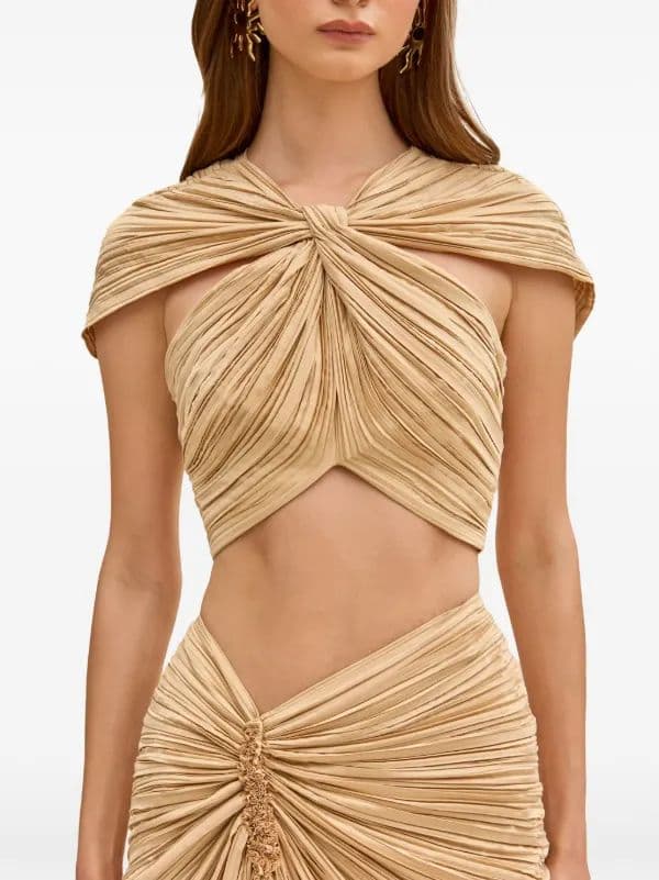 Cult Gaia Genesis Sculptural Top | Statement Evening Piece | Size S - Image 1