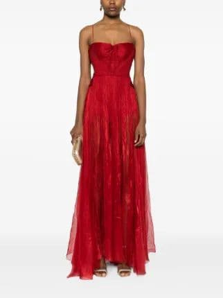Maria Lucia Hohan Allar Silk Gown | Floor-Length Formal Dress | FR 38 (US 6) - Image 2