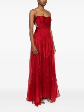 Maria Lucia Hohan Allar Silk Gown | Floor-Length Formal Dress | FR 38 (US 6) - Image 3