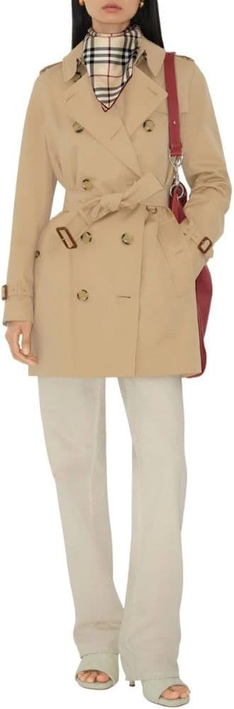 Burberry Short Kensington Heritage Trench | Honey | US 6 - Image 2
