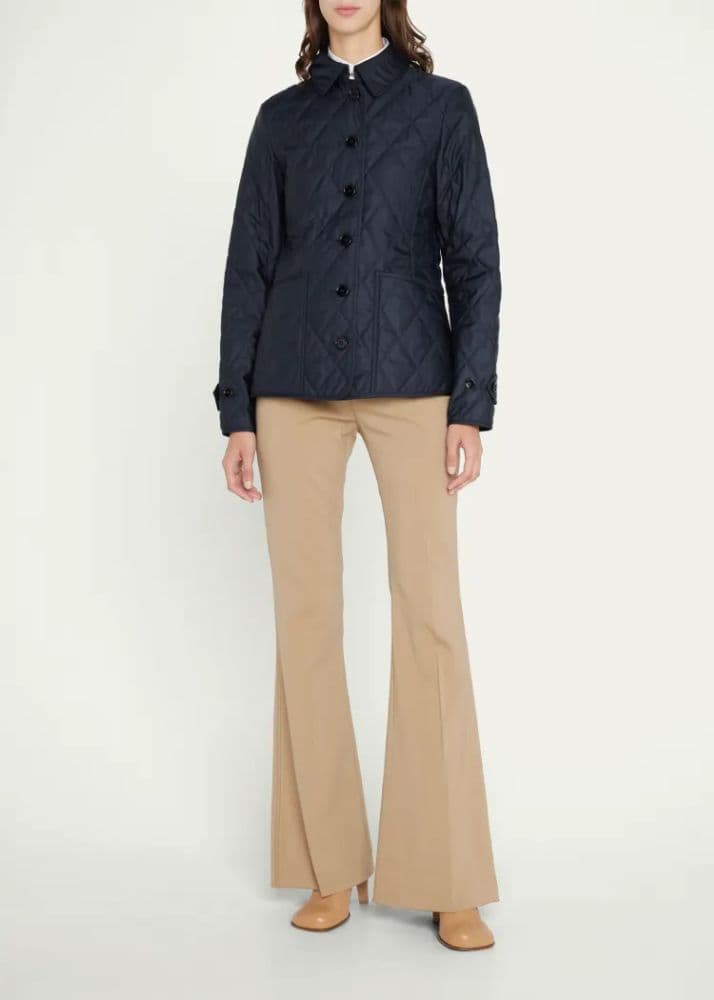Burberry Diamond Quilted Jacket | Midnight | Heritage Outerwear - Image 1