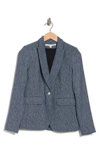 Veronica Beard Cutaway Blazer | Navy | Size 4 | Tailored Luxury - Image 2