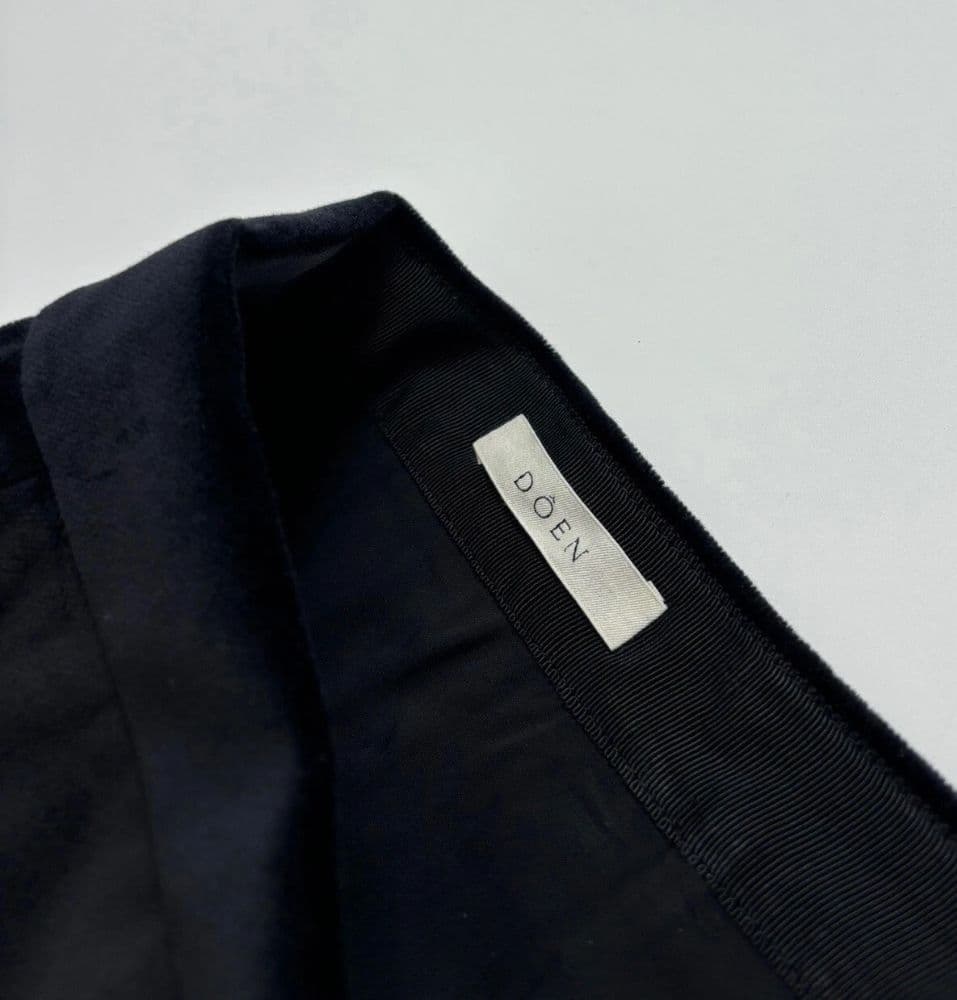DÔEN Romantic Black Midi Skirt | Elevated Minimalism - Image 2