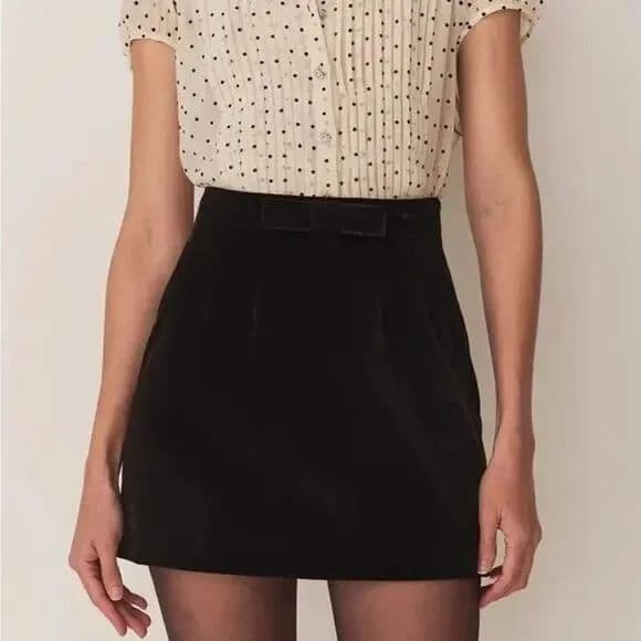 DÔEN Romantic Black Midi Skirt | Elevated Minimalism - Image 4