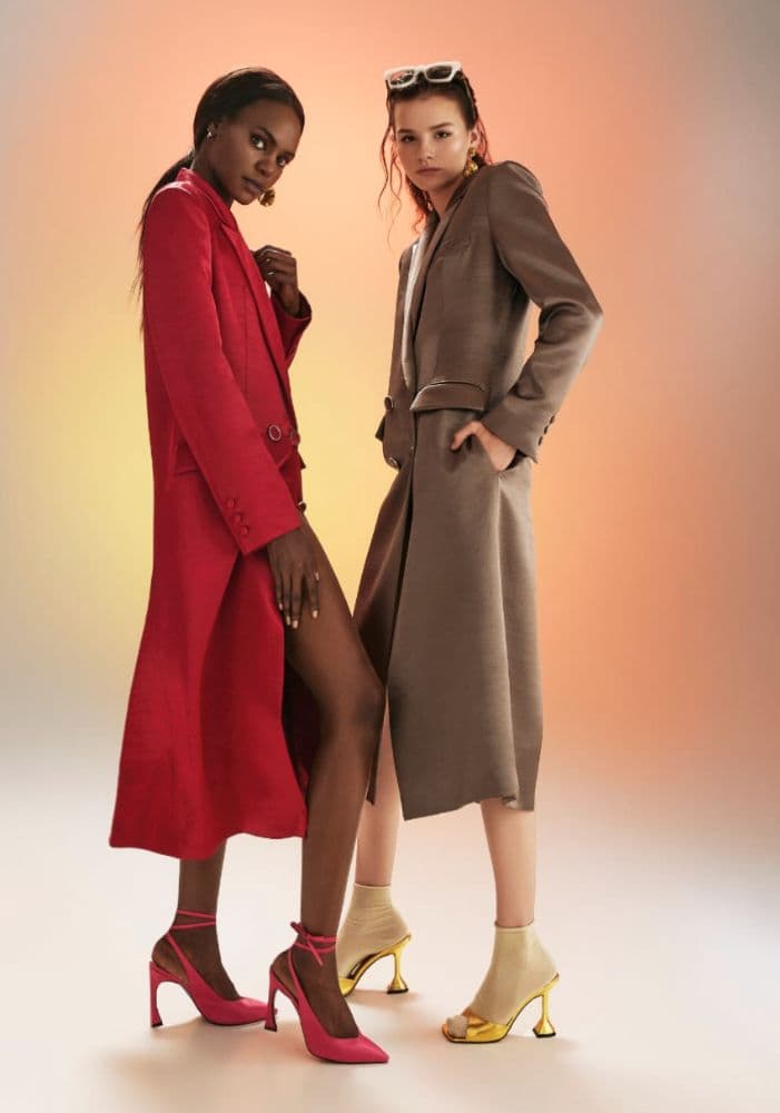 Statement Red Trench Coat | Dramatic Evening Outerwear - Image 2
