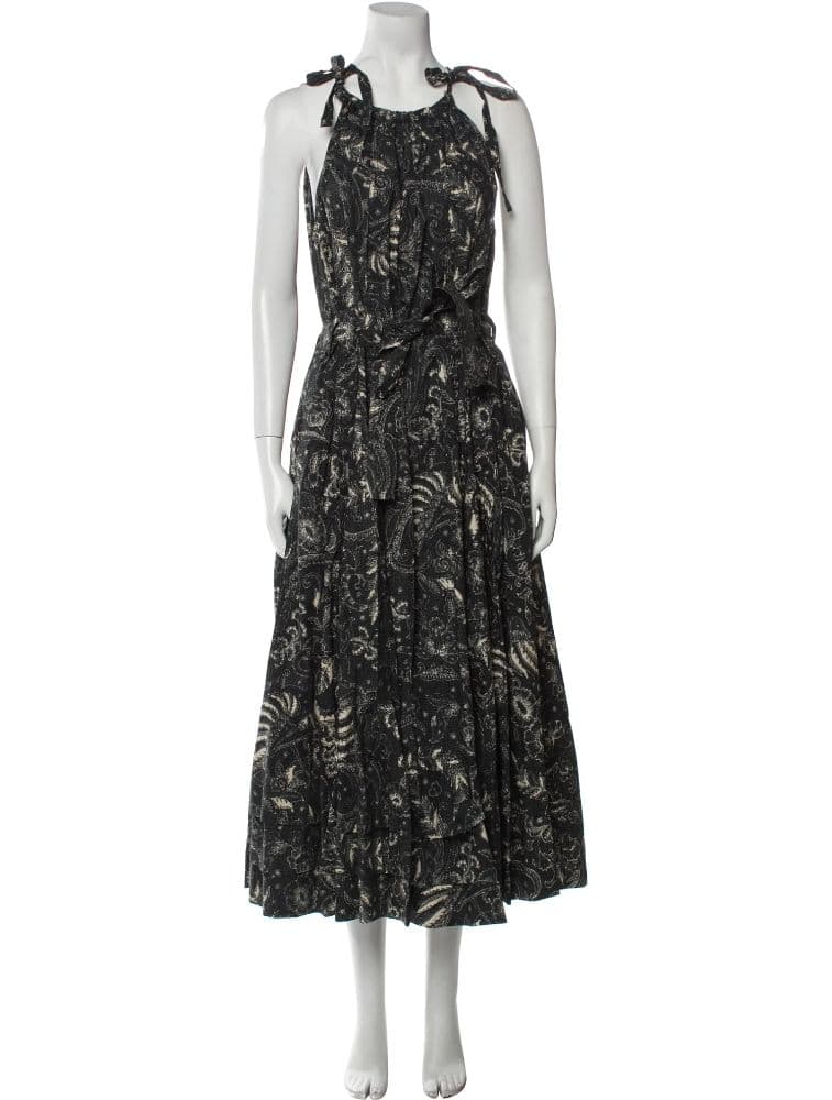 Ulla Johnson Patterned Halter Dress - Image 1