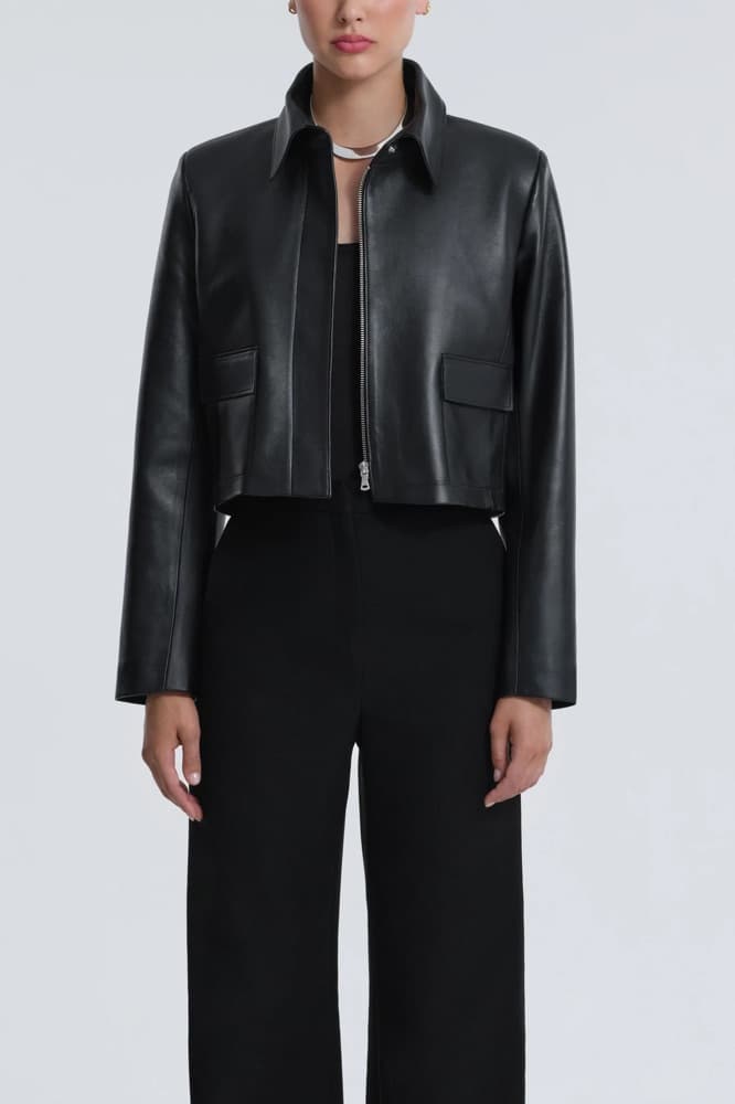Nour Hammour Bleeker Fitted Leather Jacket - Image 2