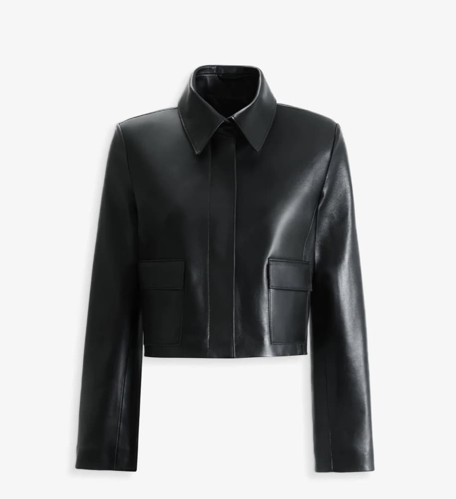 Nour Hammour Bleeker Fitted Leather Jacket - Image 4