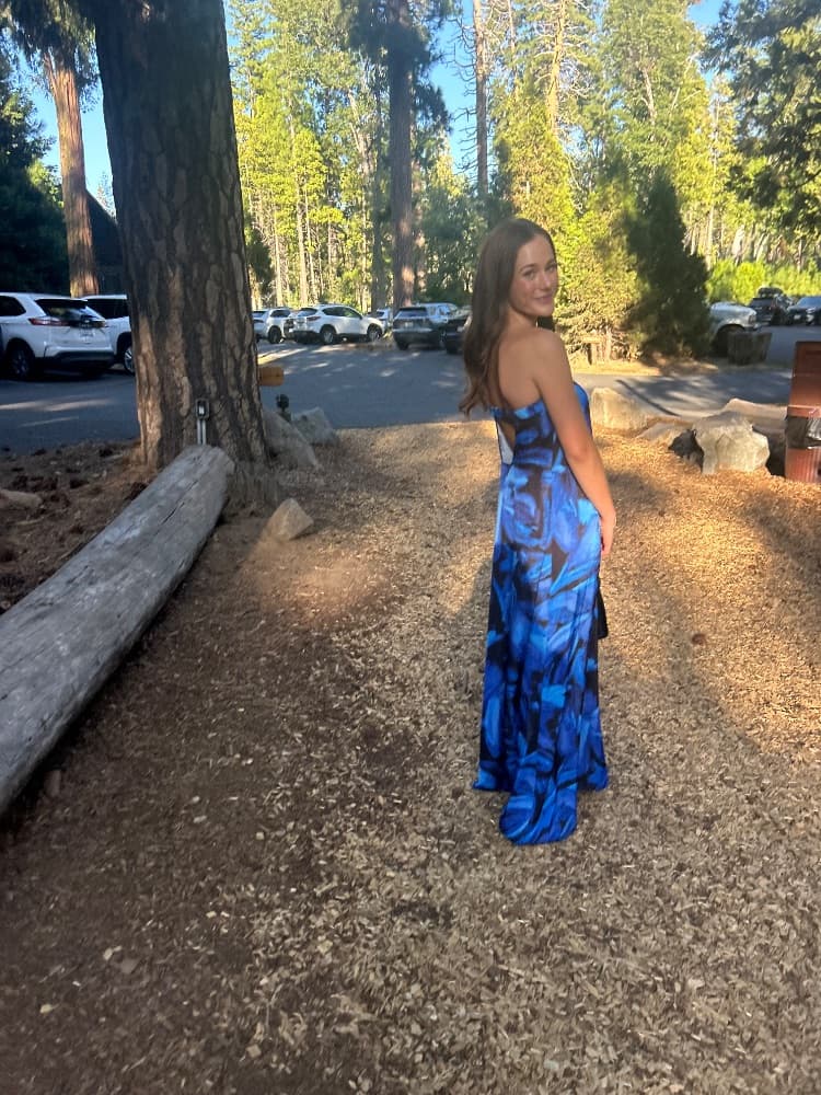 Blue Resa Dress - Image 3