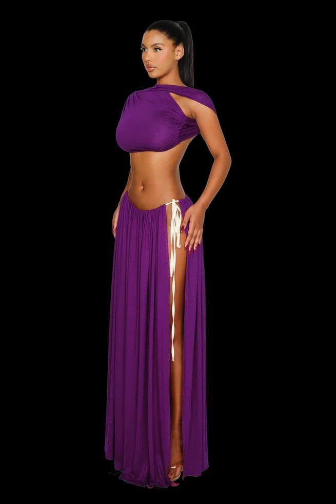 Cou Coo - Caroni Dress in Violet - Image 1