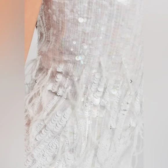 Retrofete Anastasia Sequin Feather Dress - Image 3