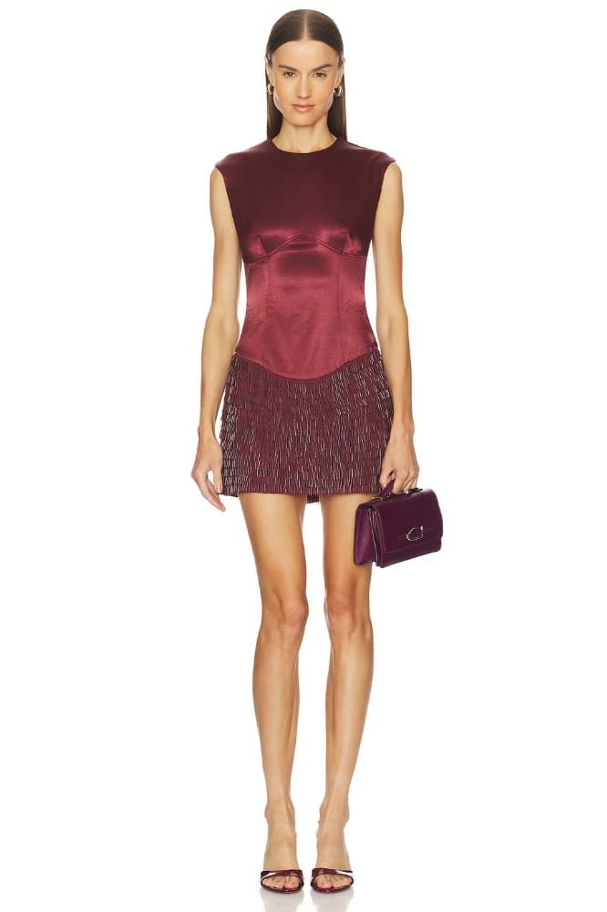 Camila Coelho Peyton Embellished Mini Dress - Image 1