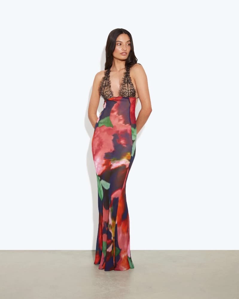 Rat & Boa Paola Floral Slip Dress - Image 1
