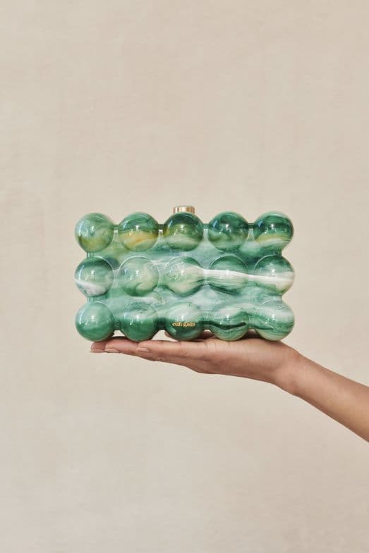 Cult Guia Sage Acrylic Bubble Clutch - Image 2