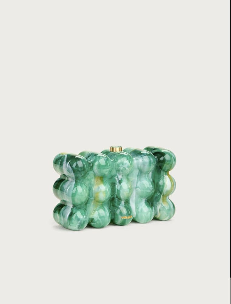Cult Guia Sage Acrylic Bubble Clutch - Image 1