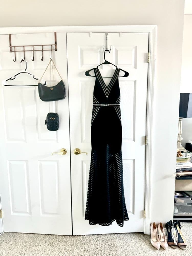 Xscape petite Velvet Mermaid Gown Size 2P - Image 2