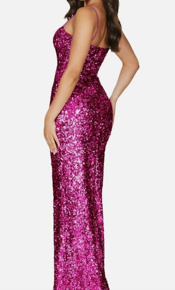 Nookie Confetti Sequin Gown - Image 2