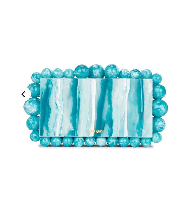 Cult Gaia Eos Clutch  Nile Blue - Image 1