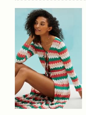 MONTCE OLIVIA COVER-UP KIMONO M/L - Image 1