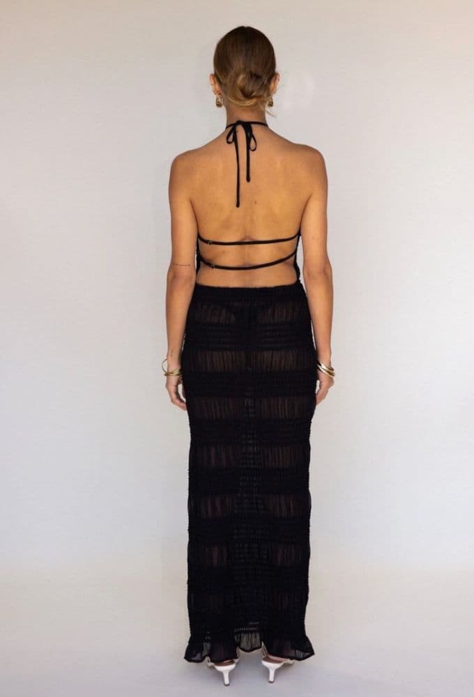Sea of Night Maxi Dress - Image 3