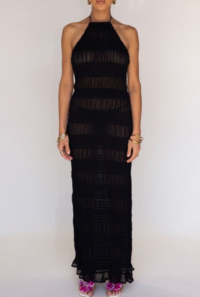 Sea of Night Maxi Dress - Image 4
