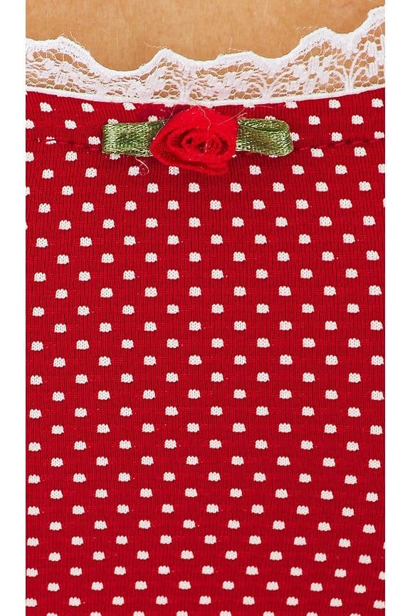 Bella Venice Red Polka Dot Bailey Dress - Image 3