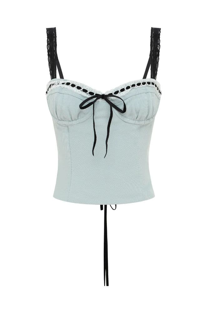 With Jéan Ryder Top in Baby Blue - Image 1