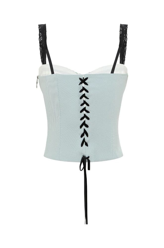 With Jéan Ryder Top in Baby Blue - Image 2