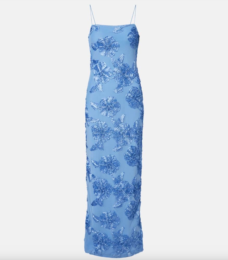 ROTATE Floral Embroidered Maxi Dress - Image 2