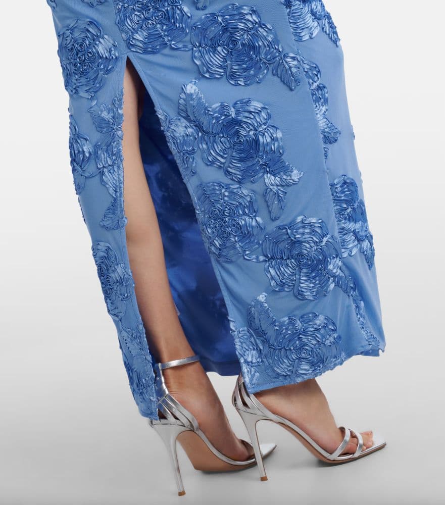 ROTATE Floral Embroidered Maxi Dress - Image 4