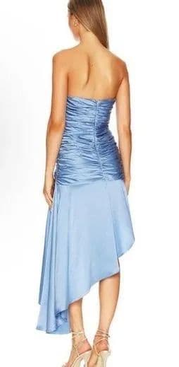 Cinq a Sept Blue Midi Dress - Image 2